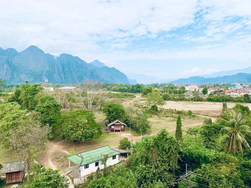 Happy Riverview Hotel Vang Vieng Bagian luar foto